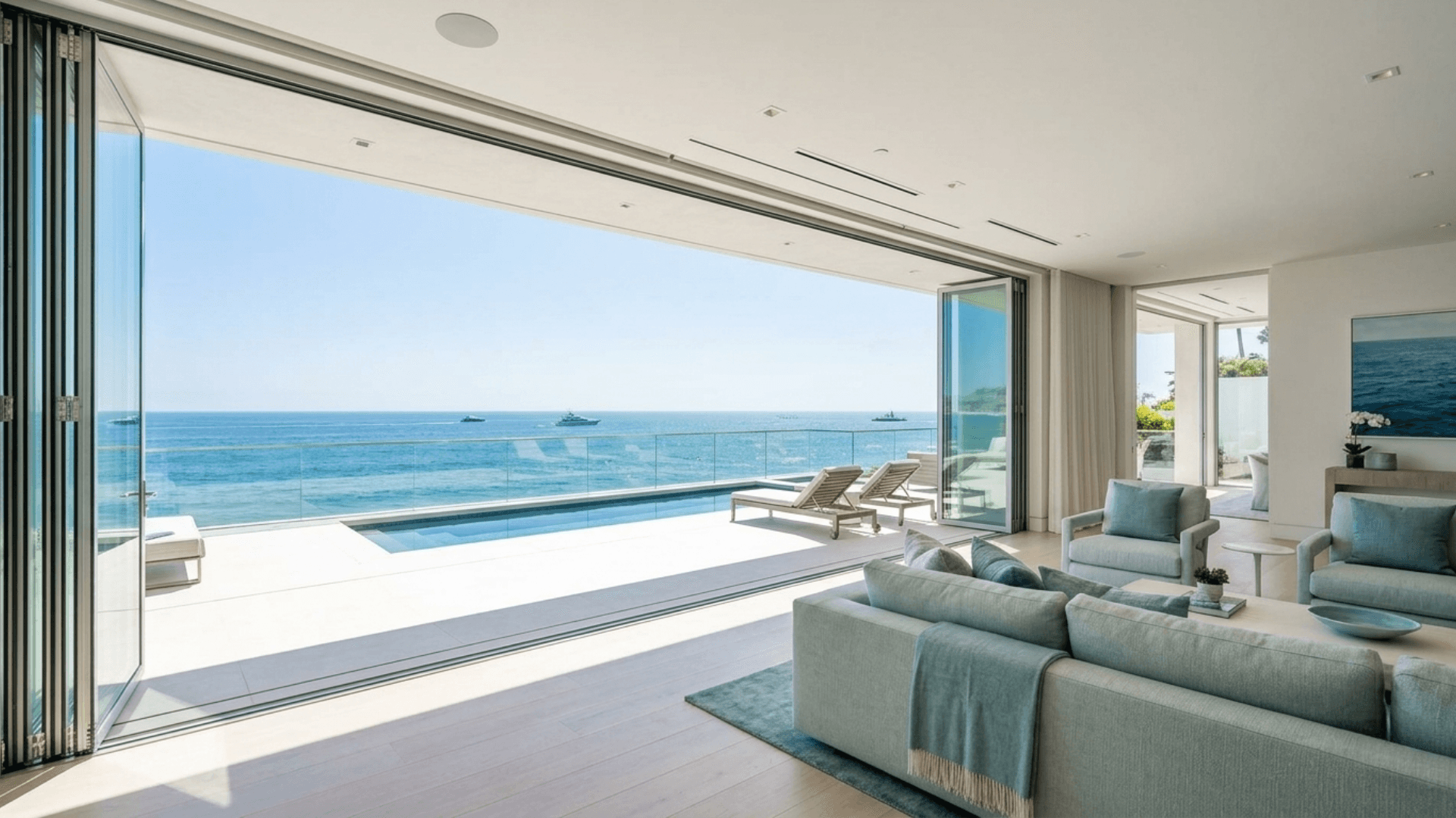 Casa de playa — Mamparas plegables
